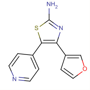 859156-03-9  2-Thiazolamine, 4-(3-furanyl)-5-(4-pyridinyl)-