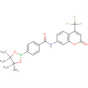 859175-95-4  Benzamide,N-[2-oxo-4-(trifluoromethyl)-2H-1-benzopyran-7-yl]-4-(4,4,5,5-tetramethyl-1,3,2-dioxaborolan-2-yl)-