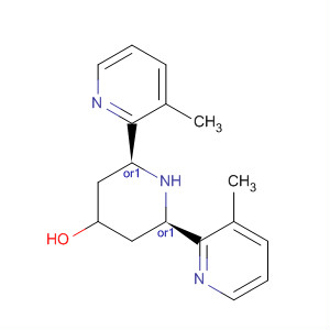 859211-34-0  4-Piperidinol, 2,6-bis(3-methyl-2-pyridinyl)-, (2R,6S)-rel- 859211-34-0  4-Piperidinol, 2,6-bis(3-methyl-2-pyridinyl)-, (2R,6S)-rel-