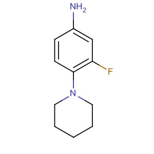 85983-56-8  Benzenamine, 3-fluoro-4-(1-piperidinyl)-