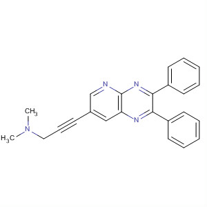 860293-78-3  2-Propyn-1-amine,3-(2,3-diphenylpyrido[2,3-b]pyrazin-7-yl)-N,N-dimethyl-