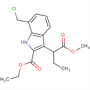 860398-19-2  1H-Indole-3-butanoic acid, 7-(chloromethyl)-2-(ethoxycarbonyl)-, methylester