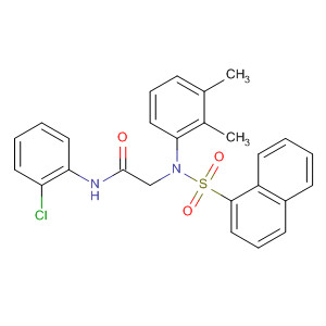 861247-26-9  Acetamide,N-(2-chlorophenyl)-2-[(2,3-dimethylphenyl)(1-naphthalenylsulfonyl)amino]-