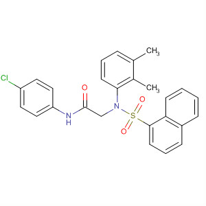 861247-28-1  Acetamide,N-(4-chlorophenyl)-2-[(2,3-dimethylphenyl)(1-naphthalenylsulfonyl)amino]-