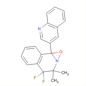 861648-43-3  3H-1,2-Oxazirino[3,2-a]isoquinoline,4,4-difluoro-4,8b-dihydro-3,3-dimethyl-8b-(3-quinolinyl)-