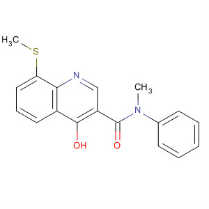 861675-59-4  3-Quinolinecarboxamide, 4-hydroxy-N-methyl-8-(methylthio)-N-phenyl-