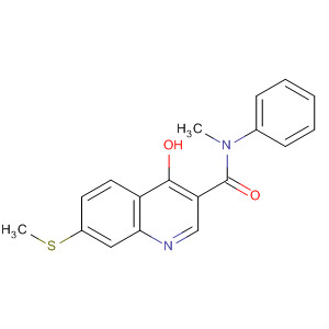 861675-60-7  3-Quinolinecarboxamide, 4-hydroxy-N-methyl-7-(methylthio)-N-phenyl-