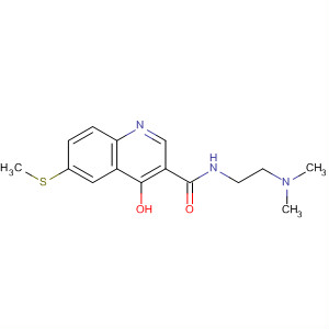 861675-79-8  3-Quinolinecarboxamide,N-[2-(dimethylamino)ethyl]-4-hydroxy-6-(methylthio)-