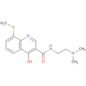 861675-80-1  3-Quinolinecarboxamide,N-[2-(dimethylamino)ethyl]-4-hydroxy-8-(methylthio)-