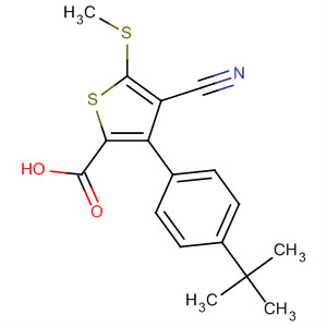 861960-45-4  2-Thiophenecarboxylic acid,4-cyano-3-[4-(1,1-dimethylethyl)phenyl]-5-(methylthio)-