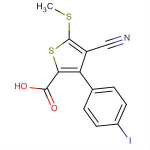 861962-39-2  2-Thiophenecarboxylic acid, 4-cyano-3-(4-iodophenyl)-5-(methylthio)-