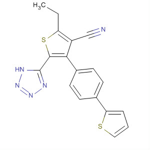 861965-14-2  3-Thiophenecarbonitrile,2-ethyl-5-(1H-tetrazol-5-yl)-4-[4-(2-thienyl)phenyl]-