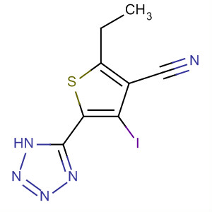 861966-28-1  3-Thiophenecarbonitrile, 2-ethyl-4-iodo-5-(1H-tetrazol-5-yl)-