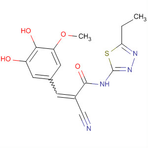 862180-98-1  2-Propenamide,2-cyano-3-(3,4-dihydroxy-5-methoxyphenyl)-N-(5-ethyl-1,3,4-thiadiazol-2-yl)-