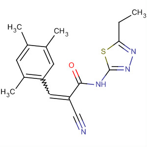 862181-44-0  2-Propenamide,2-cyano-N-(5-ethyl-1,3,4-thiadiazol-2-yl)-3-(2,4,5-trimethylphenyl)-