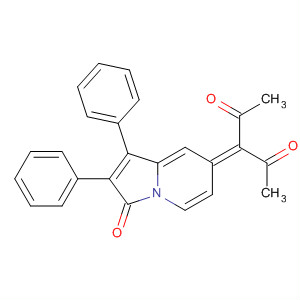 86222-44-8  2,4-Pentanedione, 3-(3-oxo-1,2-diphenyl-7(3H)-indolizinylidene)-