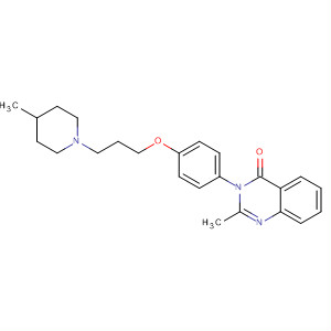 862308-36-9  4(3H)-Quinazolinone,2-methyl-3-[4-[3-(4-methyl-1-piperidinyl)propoxy]phenyl]-