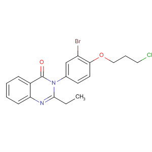 862308-45-0  4(3H)-Quinazolinone, 3-[3-bromo-4-(3-chloropropoxy)phenyl]-2-ethyl-