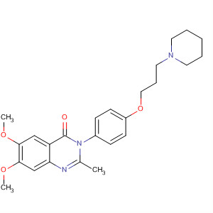 862308-90-5  4(3H)-Quinazolinone,6,7-dimethoxy-2-methyl-3-[4-[3-(1-piperidinyl)propoxy]phenyl]-