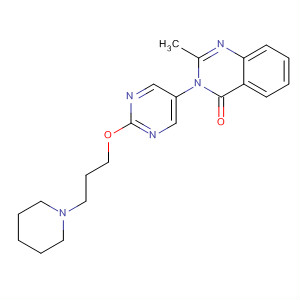 862309-28-2  4(3H)-Quinazolinone,2-methyl-3-[2-[3-(1-piperidinyl)propoxy]-5-pyrimidinyl]-