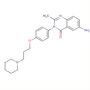 862309-55-5  4(3H)-Quinazolinone,6-amino-2-methyl-3-[4-[3-(1-piperidinyl)propoxy]phenyl]-