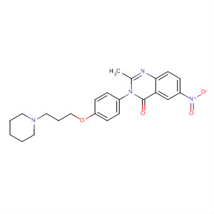 862309-57-7  4(3H)-Quinazolinone,2-methyl-6-nitro-3-[4-[3-(1-piperidinyl)propoxy]phenyl]-