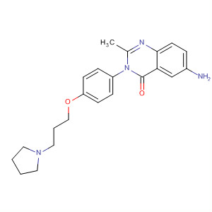 862309-73-7  4(3H)-Quinazolinone,6-amino-2-methyl-3-[4-[3-(1-pyrrolidinyl)propoxy]phenyl]-