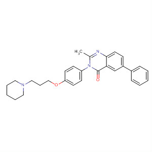 862309-91-9  4(3H)-Quinazolinone,2-methyl-6-phenyl-3-[4-[3-(1-piperidinyl)propoxy]phenyl]-