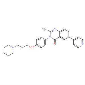 862310-02-9  4(3H)-Quinazolinone,2-methyl-3-[4-[3-(1-piperidinyl)propoxy]phenyl]-6-(4-pyridinyl)-