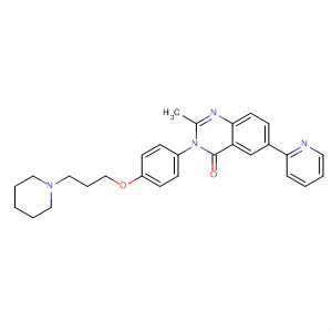 862310-06-3  4(3H)-Quinazolinone,2-methyl-3-[4-[3-(1-piperidinyl)propoxy]phenyl]-6-(2-pyridinyl)-