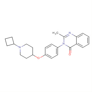 862310-08-5  4(3H)-Quinazolinone,3-[4-[(1-cyclobutyl-4-piperidinyl)oxy]phenyl]-2-methyl-