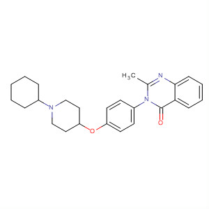 862310-17-6  4(3H)-Quinazolinone,3-[4-[(1-cyclohexyl-4-piperidinyl)oxy]phenyl]-2-methyl-