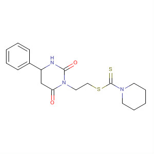 862433-06-5  1-Piperidinecarbodithioic acid,2-(tetrahydro-2,6-dioxo-4-phenyl-1(2H)-pyrimidinyl)ethyl ester