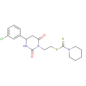 862433-19-0  1-Piperidinecarbodithioic acid,2-[4-(3-chlorophenyl)tetrahydro-2,6-dioxo-1(2H)-pyrimidinyl]ethyl ester