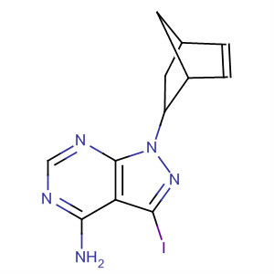 862729-65-5  1H-Pyrazolo[3,4-d]pyrimidin-4-amine,1-bicyclo[2.2.1]hept-5-en-2-yl-3-iodo-