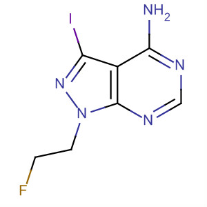 862729-79-1  1H-Pyrazolo[3,4-d]pyrimidin-4-amine, 1-(2-fluoroethyl)-3-iodo-