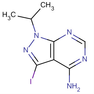 862730-04-9  1H-Pyrazolo[3,4-d]pyrimidin-4-amine, 3-iodo-1-(1-methylethyl)-