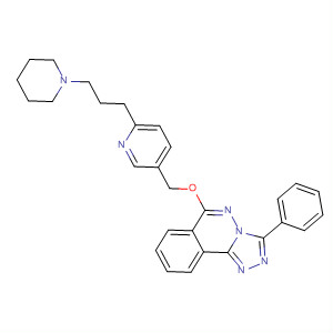 862815-29-0  1,2,4-Triazolo[3,4-a]phthalazine,3-phenyl-6-[[6-[3-(1-piperidinyl)propyl]-3-pyridinyl]methoxy]-