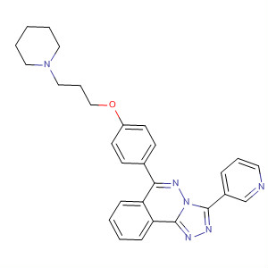 862815-31-4  1,2,4-Triazolo[3,4-a]phthalazine,6-[4-[3-(1-piperidinyl)propoxy]phenyl]-3-(3-pyridinyl)-