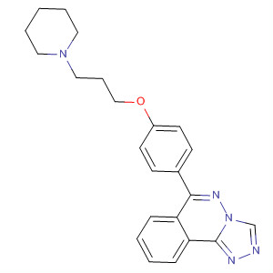 862815-34-7  1,2,4-Triazolo[3,4-a]phthalazine, 6-[4-[3-(1-piperidinyl)propoxy]phenyl]-