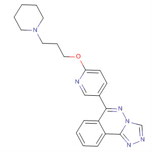 862816-04-4  1,2,4-Triazolo[3,4-a]phthalazine,6-[6-[3-(1-piperidinyl)propoxy]-3-pyridinyl]-