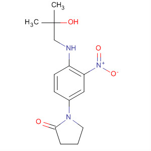 863409-47-6  2-Pyrrolidinone, 1-[4-[(2-hydroxy-2-methylpropyl)amino]-3-nitrophenyl]-