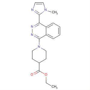 863601-64-3  4-Piperidinecarboxylic acid,1-[4-(1-methyl-1H-imidazol-2-yl)-1-phthalazinyl]-, ethyl ester