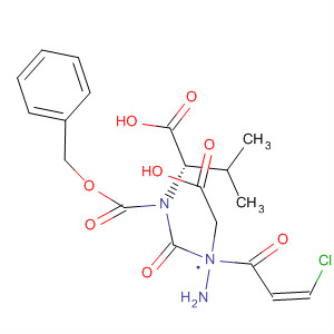 863648-70-8  L-Valine, N-[(phenylmethoxy)carbonyl]-,2-(carboxymethyl)-2-[(2Z)-3-chloro-1-oxo-2-propenyl]hydrazide