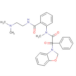 863720-87-0  3(2H)-Benzoxazoleacetamide,N-[2-[[[2-(dimethylamino)ethyl]amino]carbonyl]phenyl]-N-methyl-2-oxo-5-phenyl-