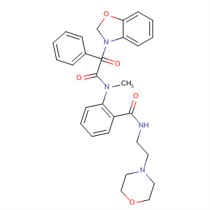 863720-91-6  3(2H)-Benzoxazoleacetamide,N-methyl-N-[2-[[[2-(4-morpholinyl)ethyl]amino]carbonyl]phenyl]-2-oxo-5-phenyl-