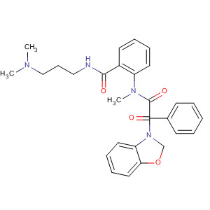 863720-92-7  3(2H)-Benzoxazoleacetamide,N-[2-[[[2-(dimethylamino)ethyl]methylamino]carbonyl]phenyl]-N-methyl-2-oxo-5-phenyl-