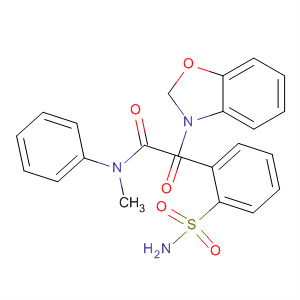 863721-19-1  3(2H)-Benzoxazoleacetamide,5-[4-(aminosulfonyl)phenyl]-N-methyl-2-oxo-N-phenyl-