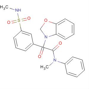 863721-20-4  3(2H)-Benzoxazoleacetamide,N-methyl-5-[3-[(methylamino)sulfonyl]phenyl]-2-oxo-N-phenyl-