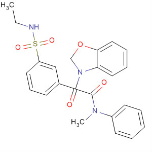 863721-22-6  3(2H)-Benzoxazoleacetamide,5-[3-[(ethylamino)sulfonyl]phenyl]-N-methyl-2-oxo-N-phenyl-
